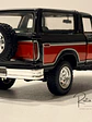 Ford Bronco Ranger XLT 1978 Motormax 1:24 Negro/Rojo | 4x4 Clásico Americano de Colección en Chile - thumbnail 5