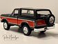 Ford Bronco Ranger XLT 1978 Motormax 1:24 Negro/Rojo | 4x4 Clásico Americano de Colección en Chile - Miniatura 6