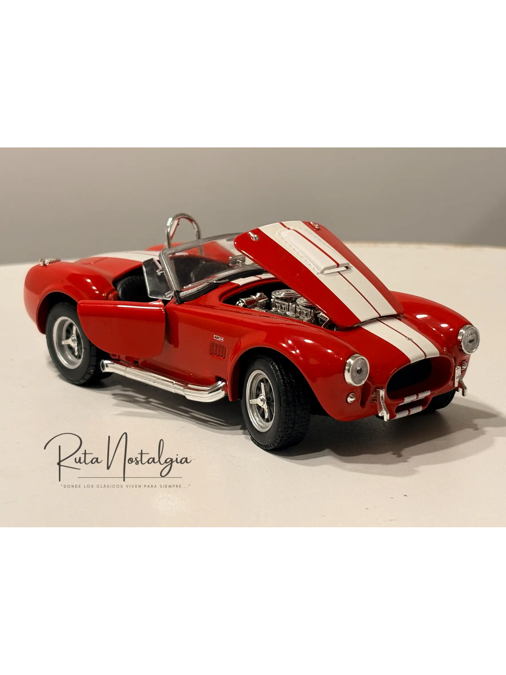 Shelby Cobra 427 S/C 1965 Welly 1:24 | Auto Deportivo Clásico de Colección en Chile 1