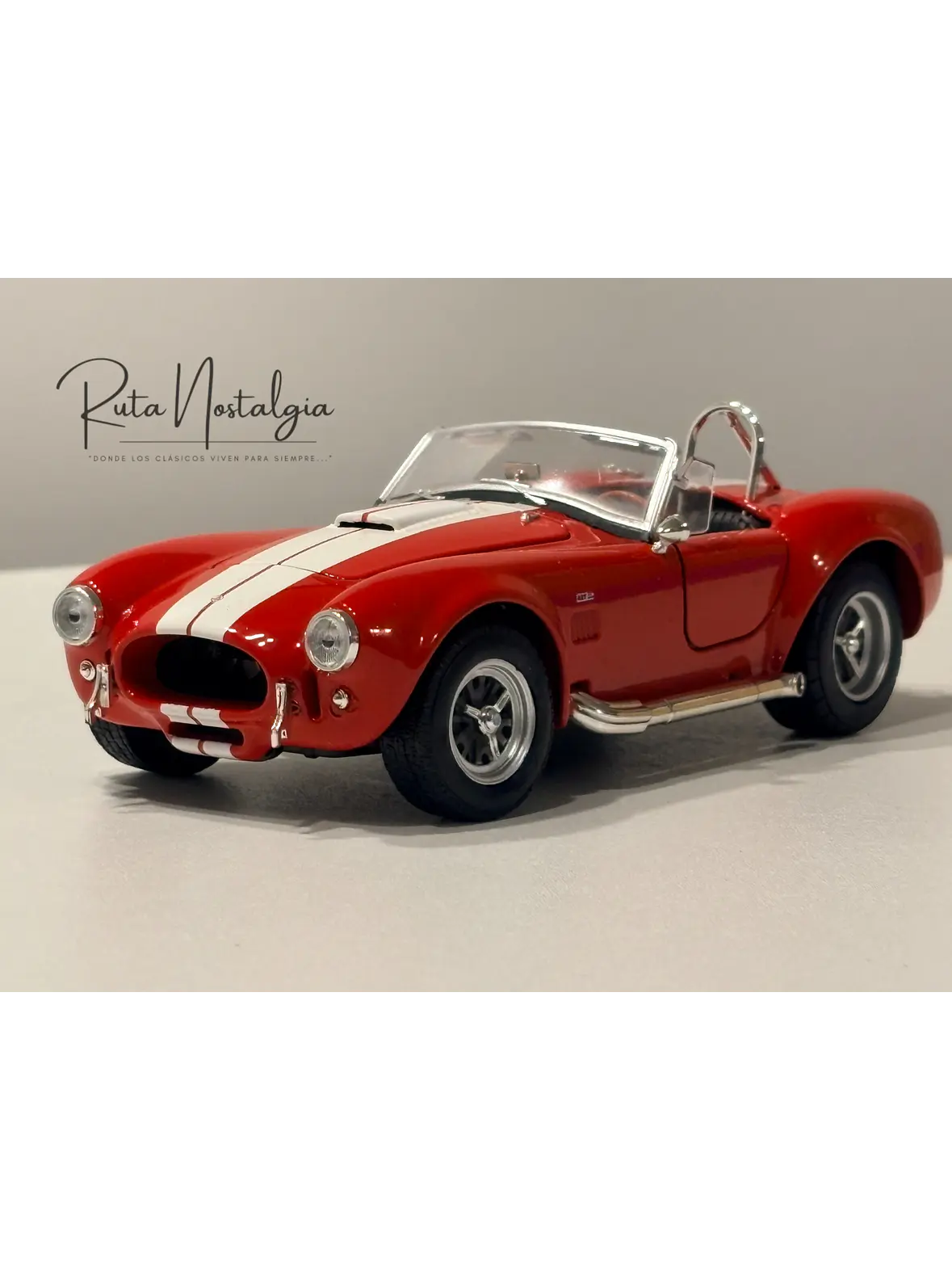 Shelby Cobra 427 S/C 1965 Welly 1:24 | Auto Deportivo Clásico de Colección en Chile 4