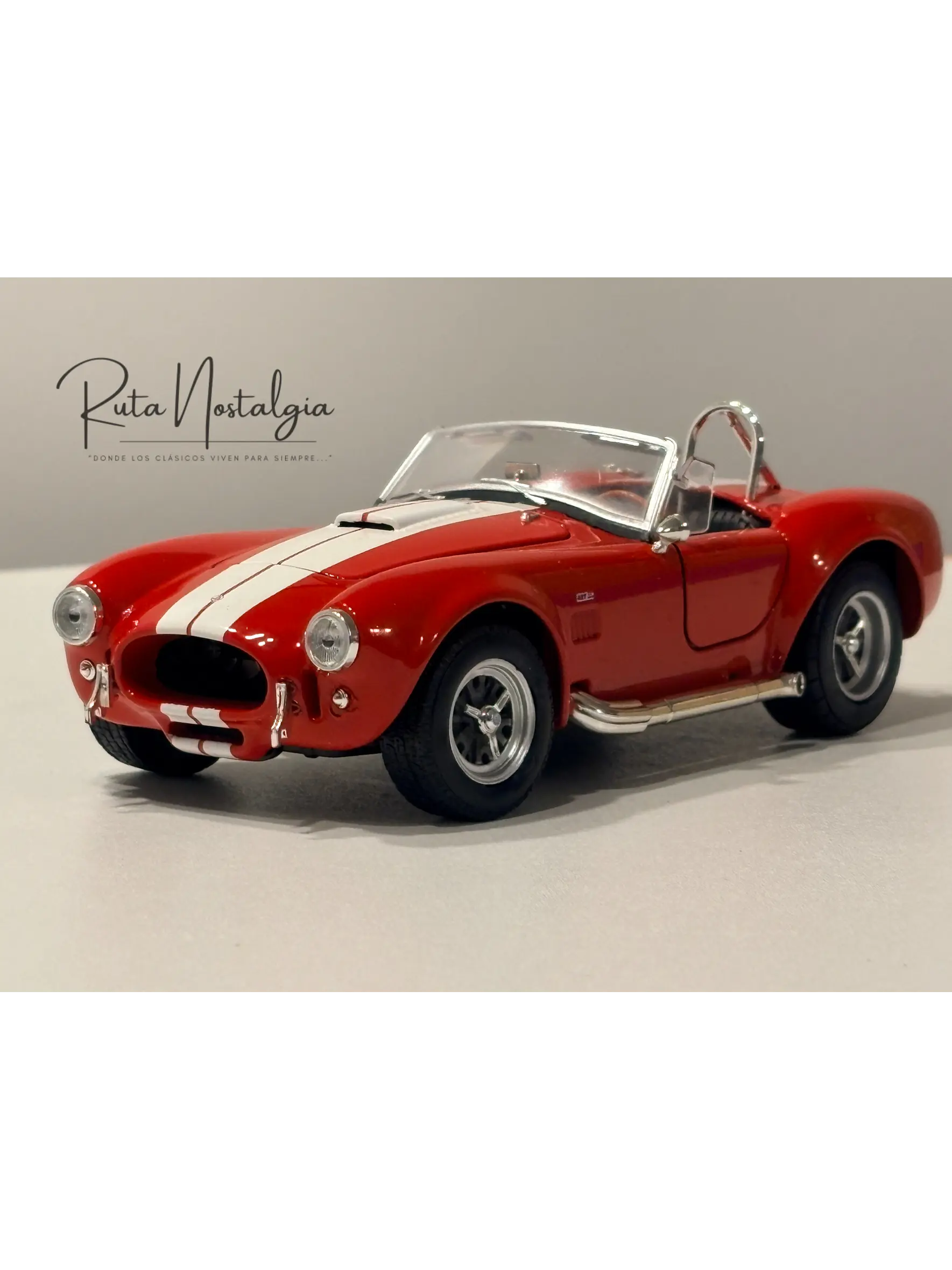 Shelby Cobra 427 S/C 1965 Welly 1:24 | Auto Deportivo Clásico de Colección en Chile 4