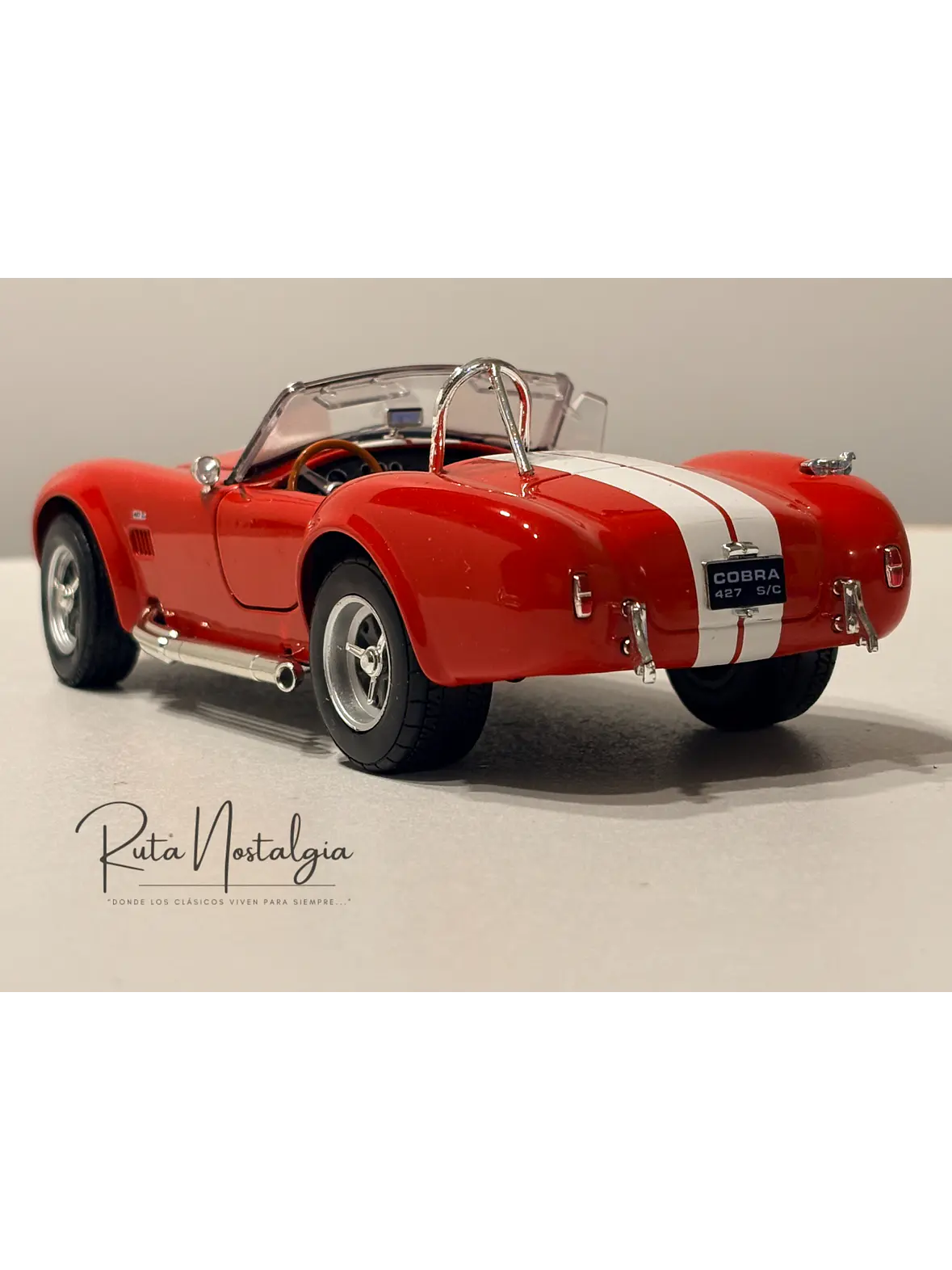 Shelby Cobra 427 S/C 1965 Welly 1:24 | Auto Deportivo Clásico de Colección en Chile 6