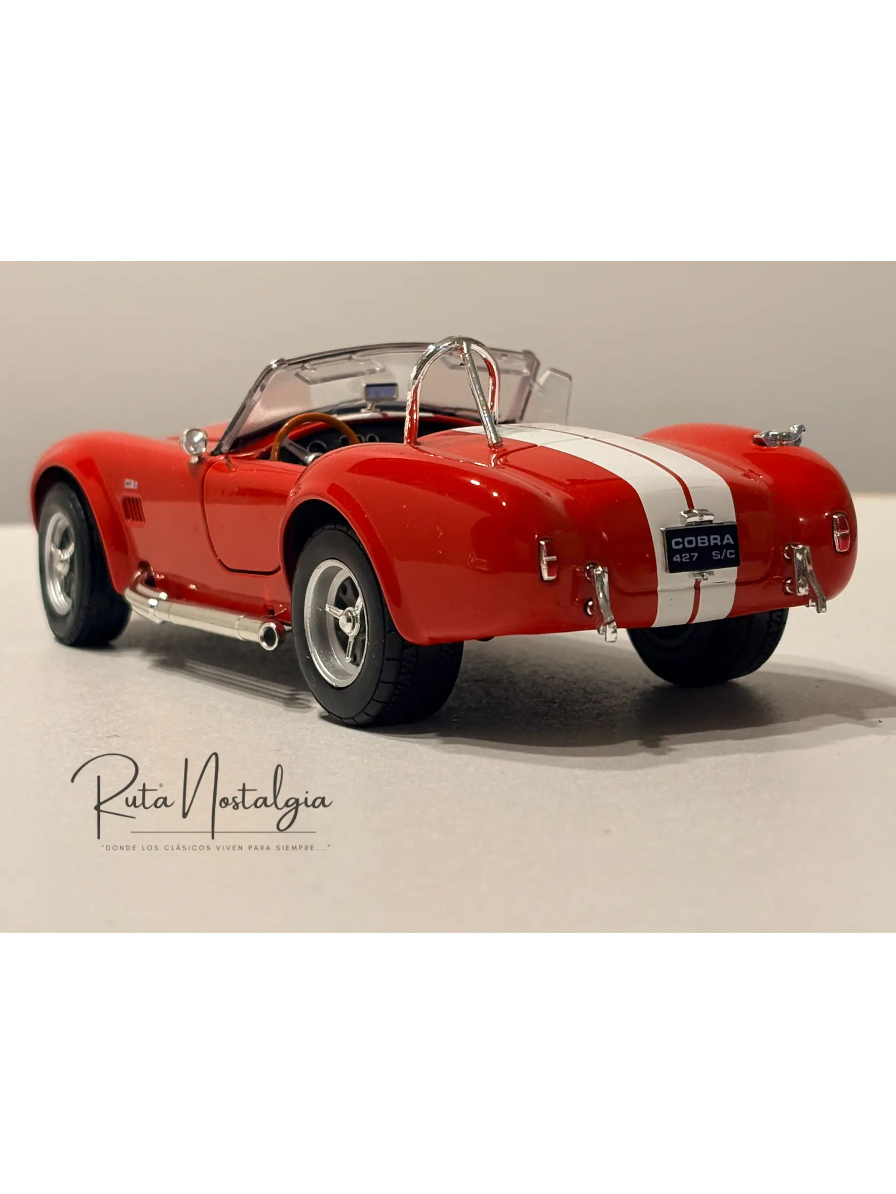 Shelby Cobra 427 S/C 1965 Welly 1:24 | Auto Deportivo Clásico de Colección en Chile 6