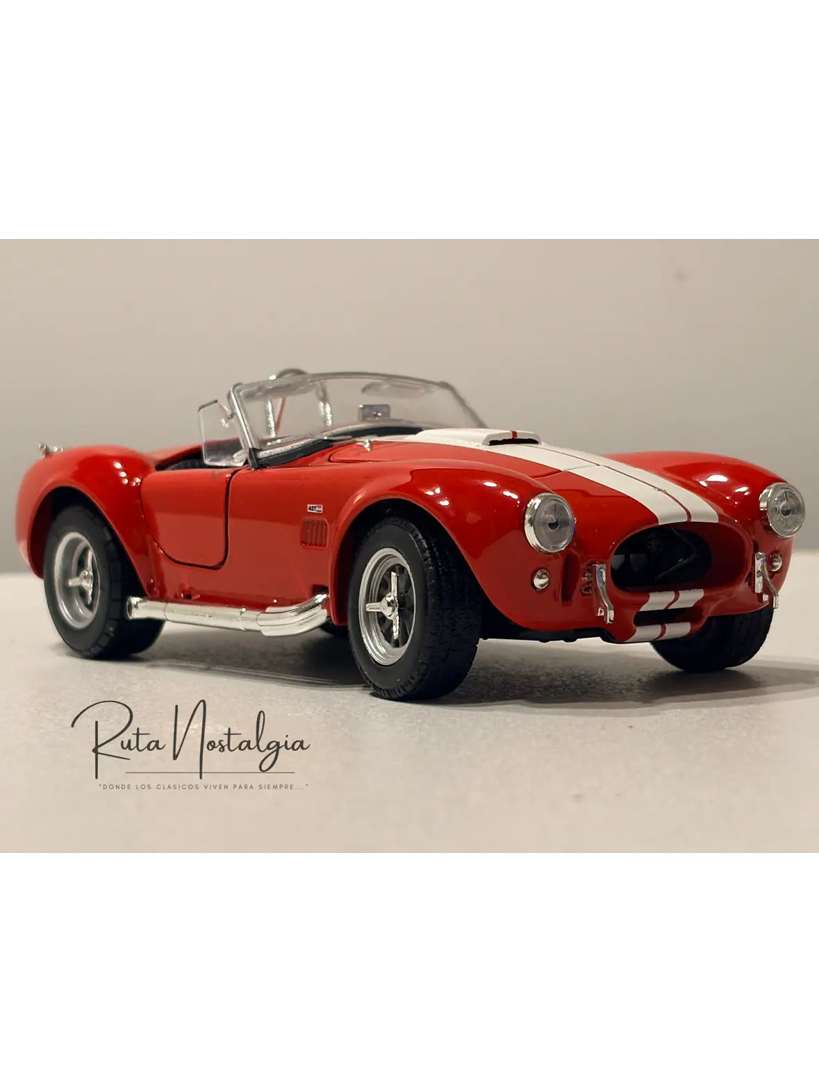 Shelby Cobra 427 S/C 1965 Welly 1:24 | Auto Deportivo Clásico de Colección en Chile 9