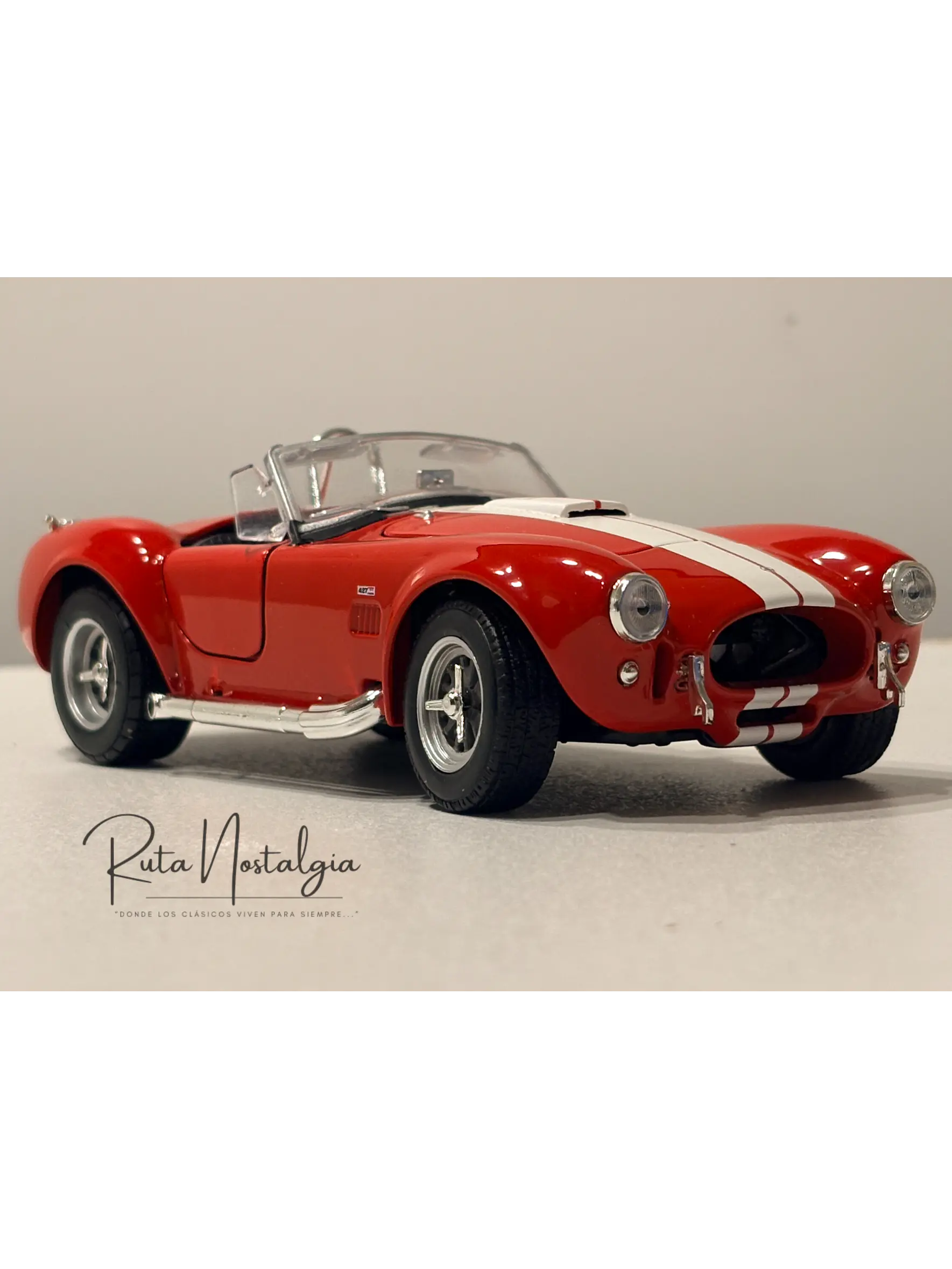 Shelby Cobra 427 S/C 1965 Welly 1:24 | Auto Deportivo Clásico de Colección en Chile 9