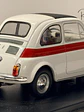 Fiat 500 1960 White/Red WhiteBox 1:24 | Auto Italiano Clásico de Colección - Modelo sin caja - Miniatura 6