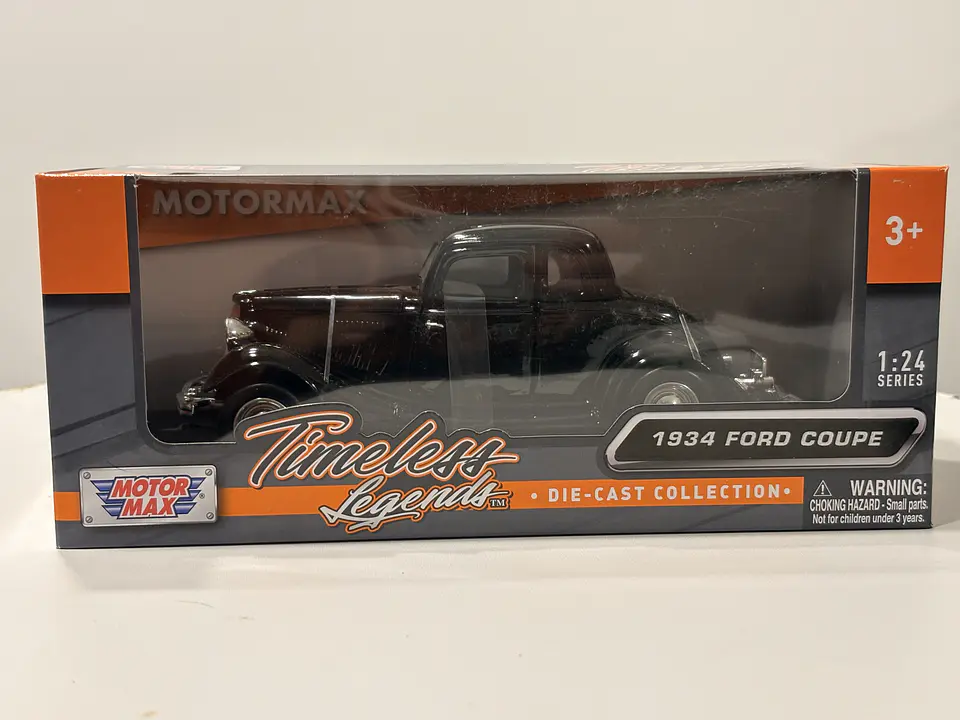 Auto Ford Coupe v8 (1934) | Motormax Escala 1:24 11