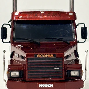 Scania 2 Series Torpedo Metallinkierratys V8 | Tekno 1:50 – Camión clásico europeo con doble cabina