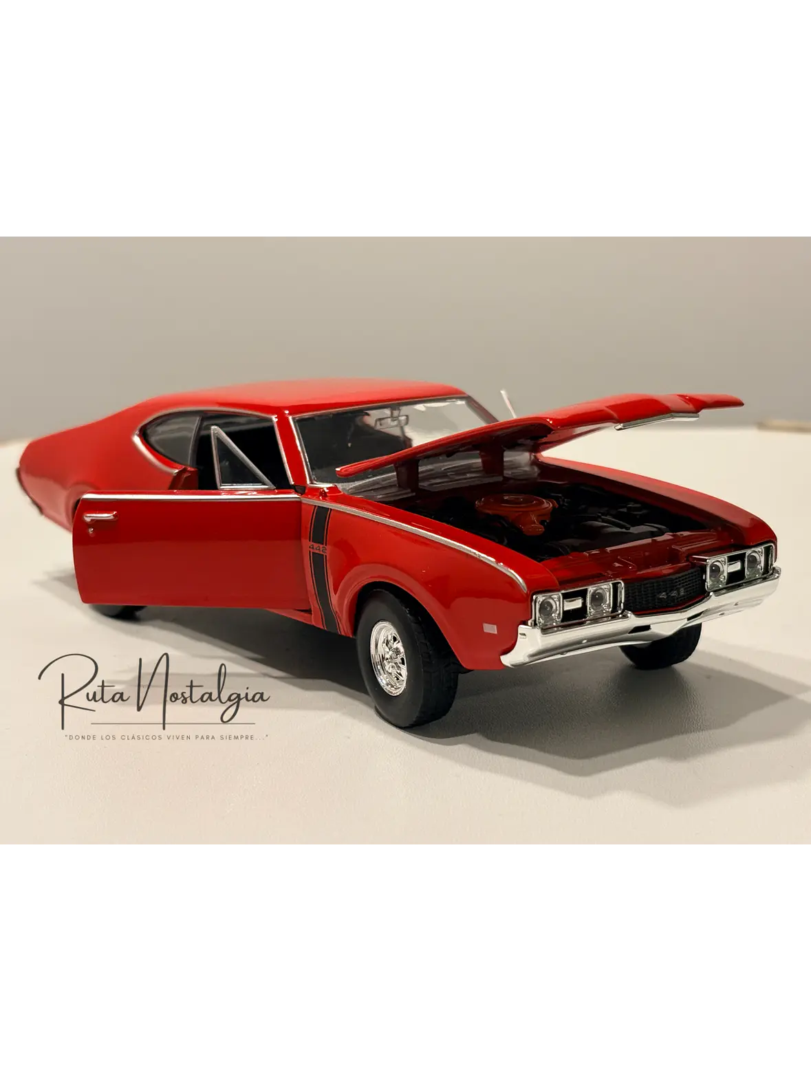 Oldsmobile 442 - 1968 | Welly 1:24  | Auto clásico americano 1
