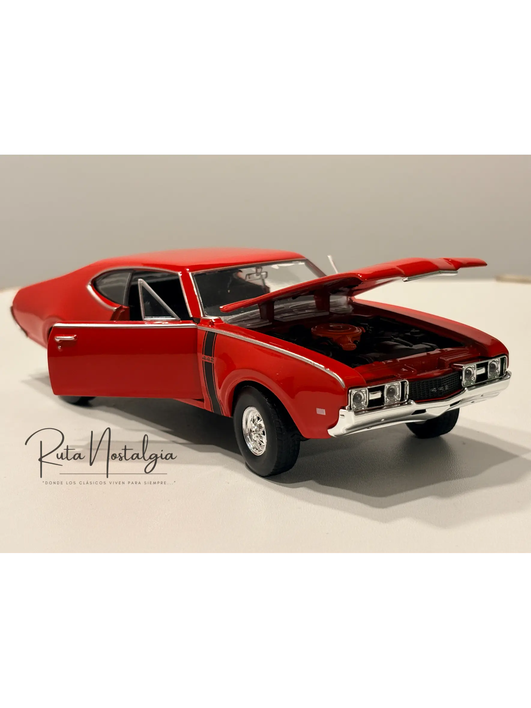 Oldsmobile 442 - 1968 | Welly 1:24  | Auto clásico americano 1