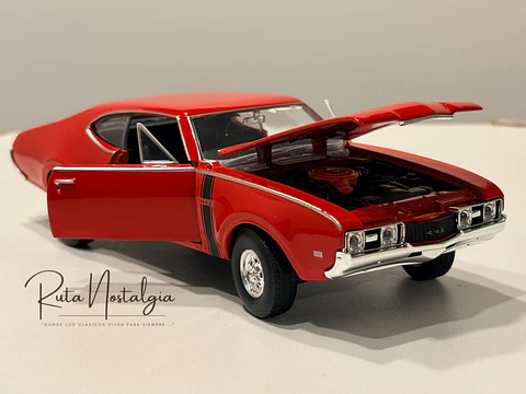 Oldsmobile 442 1968 Welly NEX 1:24 — El muscle car olvidado que ganaba todo | Ruta Nostalgia