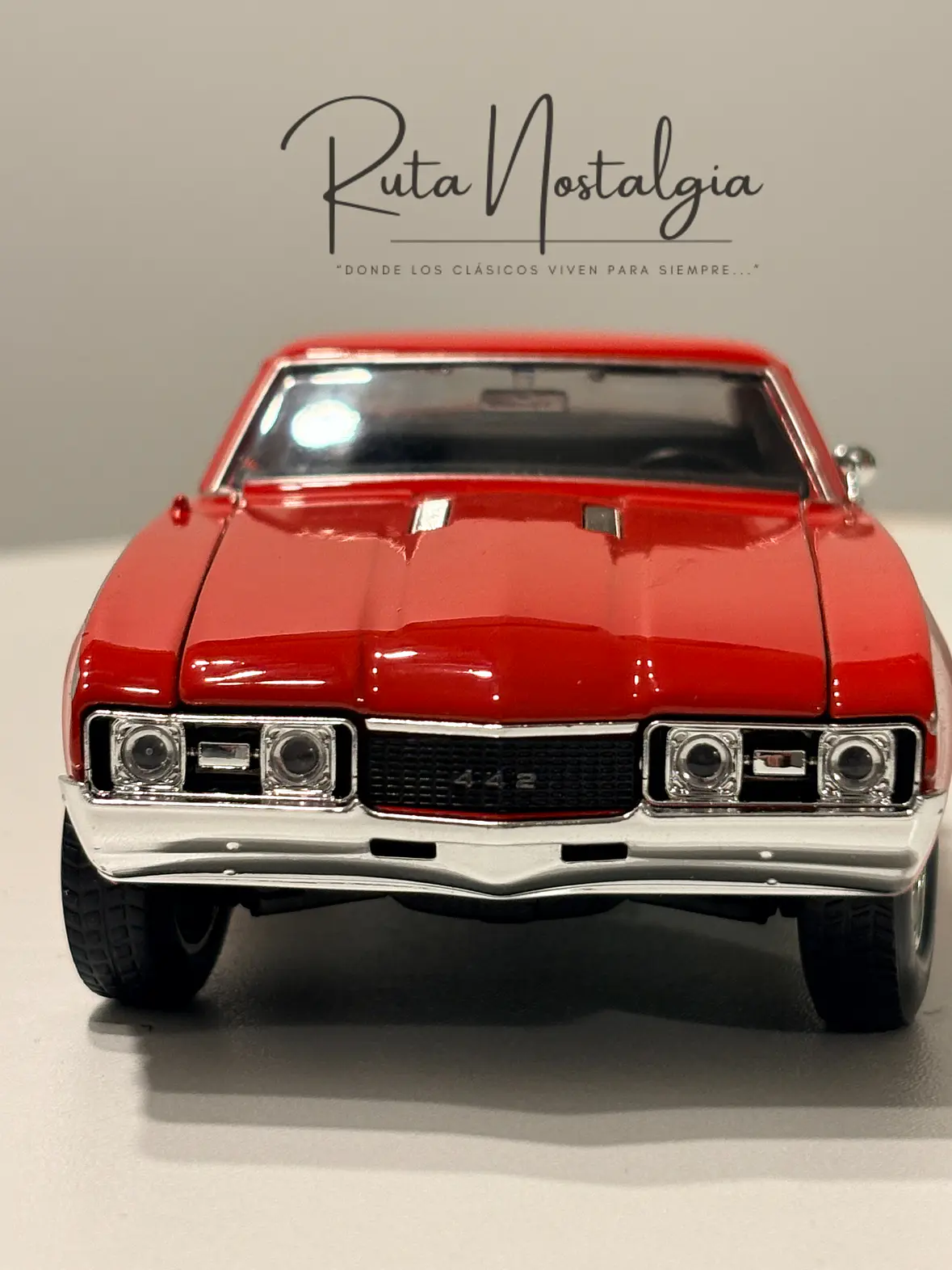 Oldsmobile 442 - 1968 | Welly 1:24  | Auto clásico americano 3