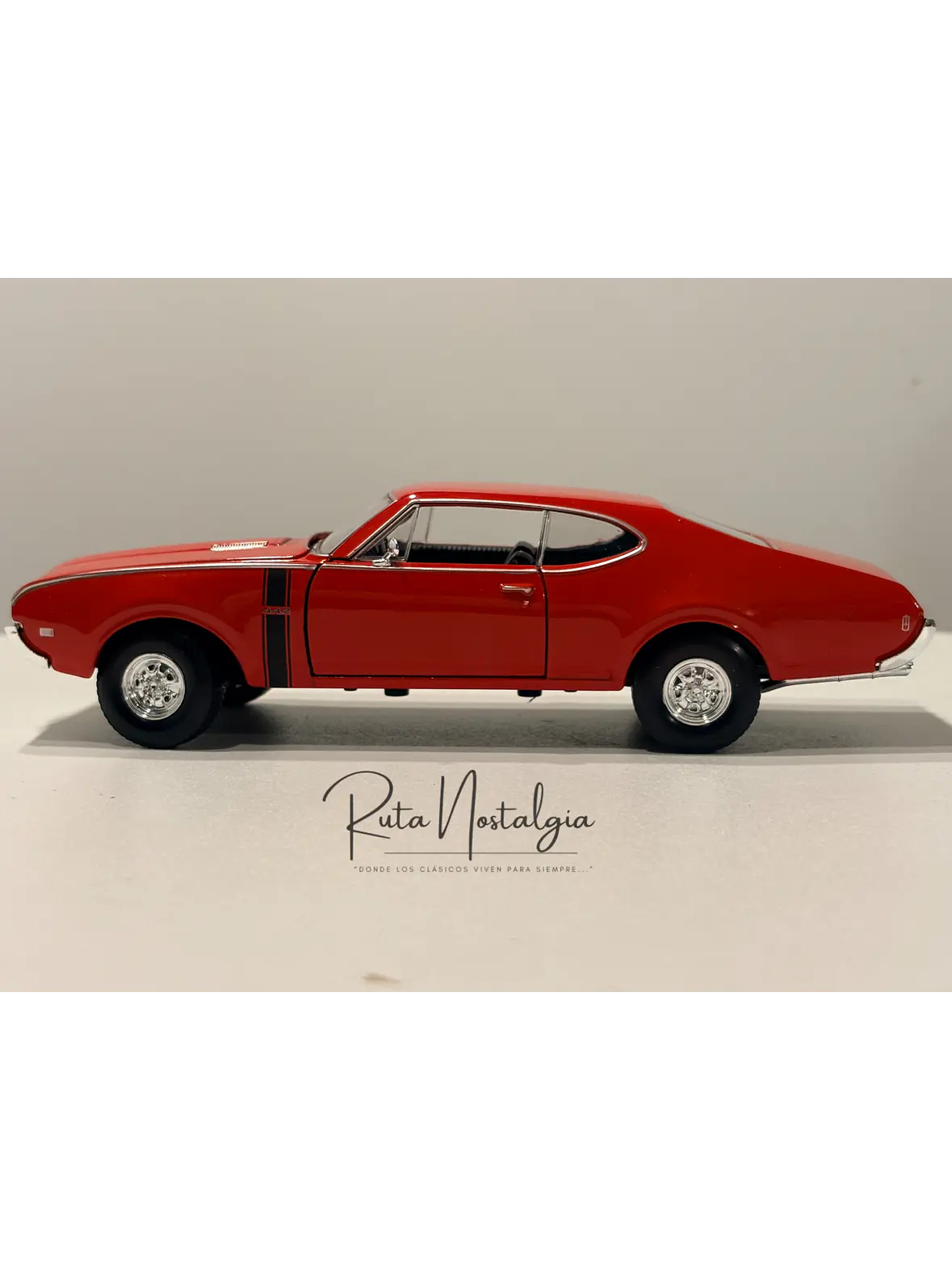 Oldsmobile 442 - 1968 | Welly 1:24  | Auto clásico americano 5