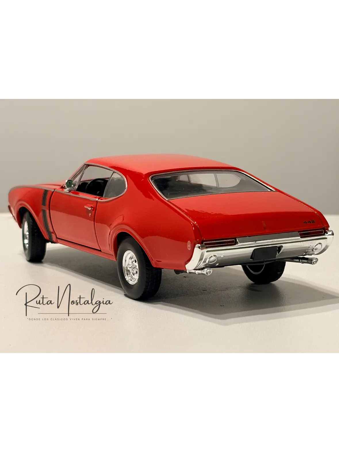 Oldsmobile 442 - 1968 | Welly 1:24  | Auto clásico americano 6
