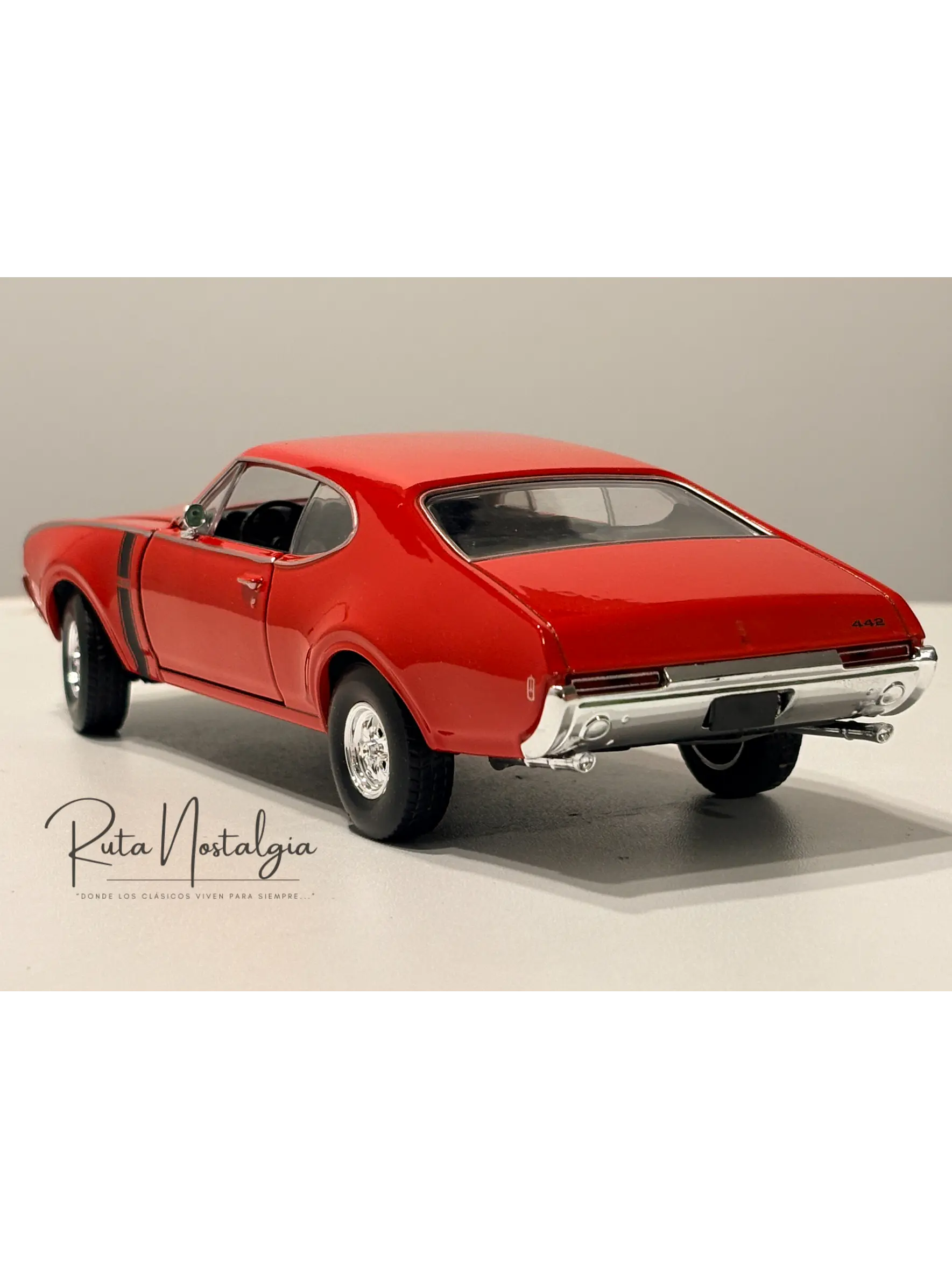 Oldsmobile 442 - 1968 | Welly 1:24  | Auto clásico americano 6