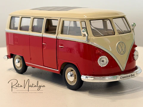 VW T1 Bus 1963 Welly NEX 1:24 | Combi Vokswagen Clásica Colección