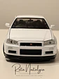 Nissan Skyline GT-R (R34) — Welly NEX Models 1:24 | JDM Legend de colección - Miniatura 4