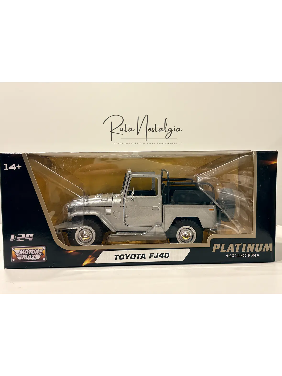 Toyota FJ40 Land Cruiser — Motormax Platinum Collection 1:24 | 4x4 clásico de colección 13