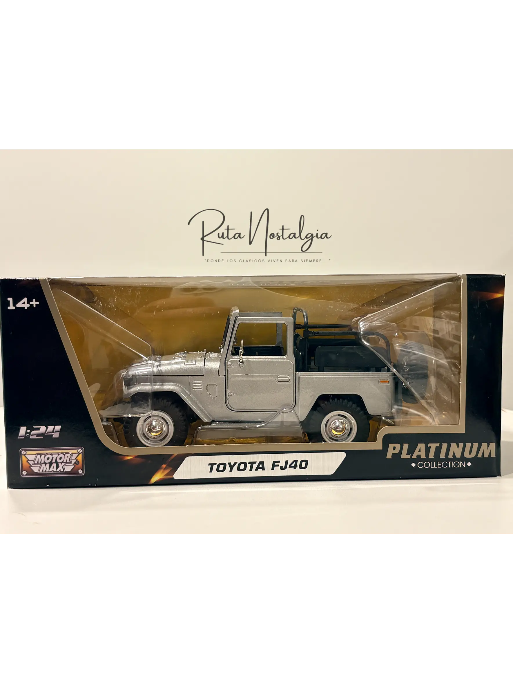 Toyota FJ40 Land Cruiser — Motormax Platinum Collection 1:24 | 4x4 clásico de colección 13
