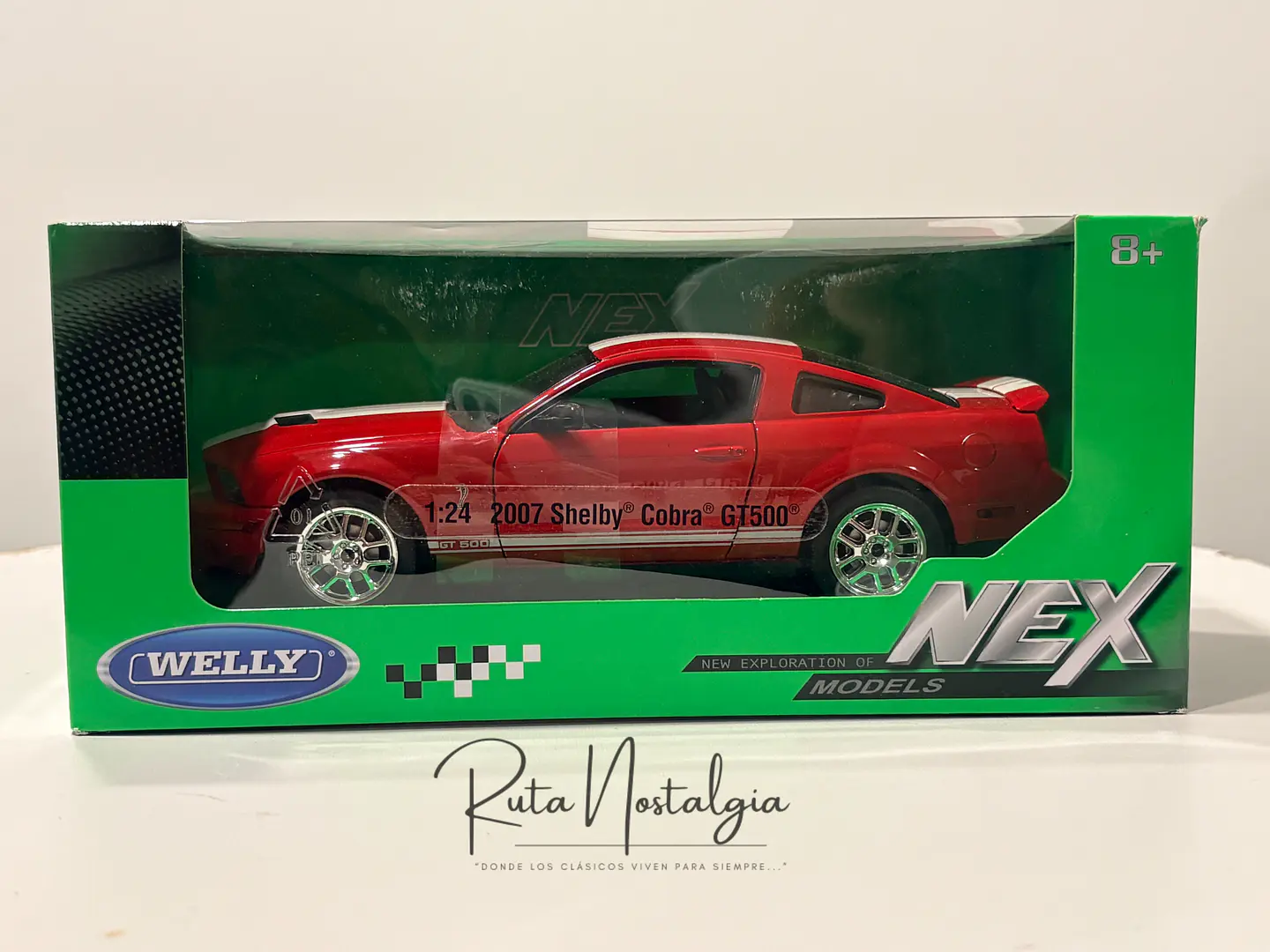 Auto Shelby Cobra GT500 (2007) | Welly Escala 1:24 10