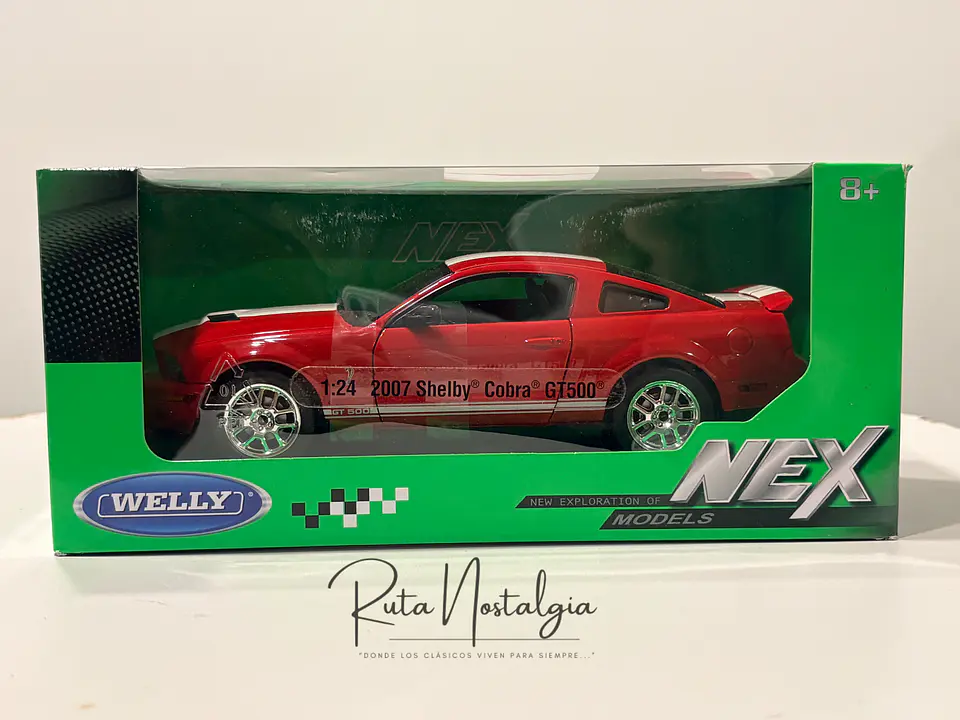 Auto Shelby Cobra GT500 (2007) | Welly Escala 1:24 10