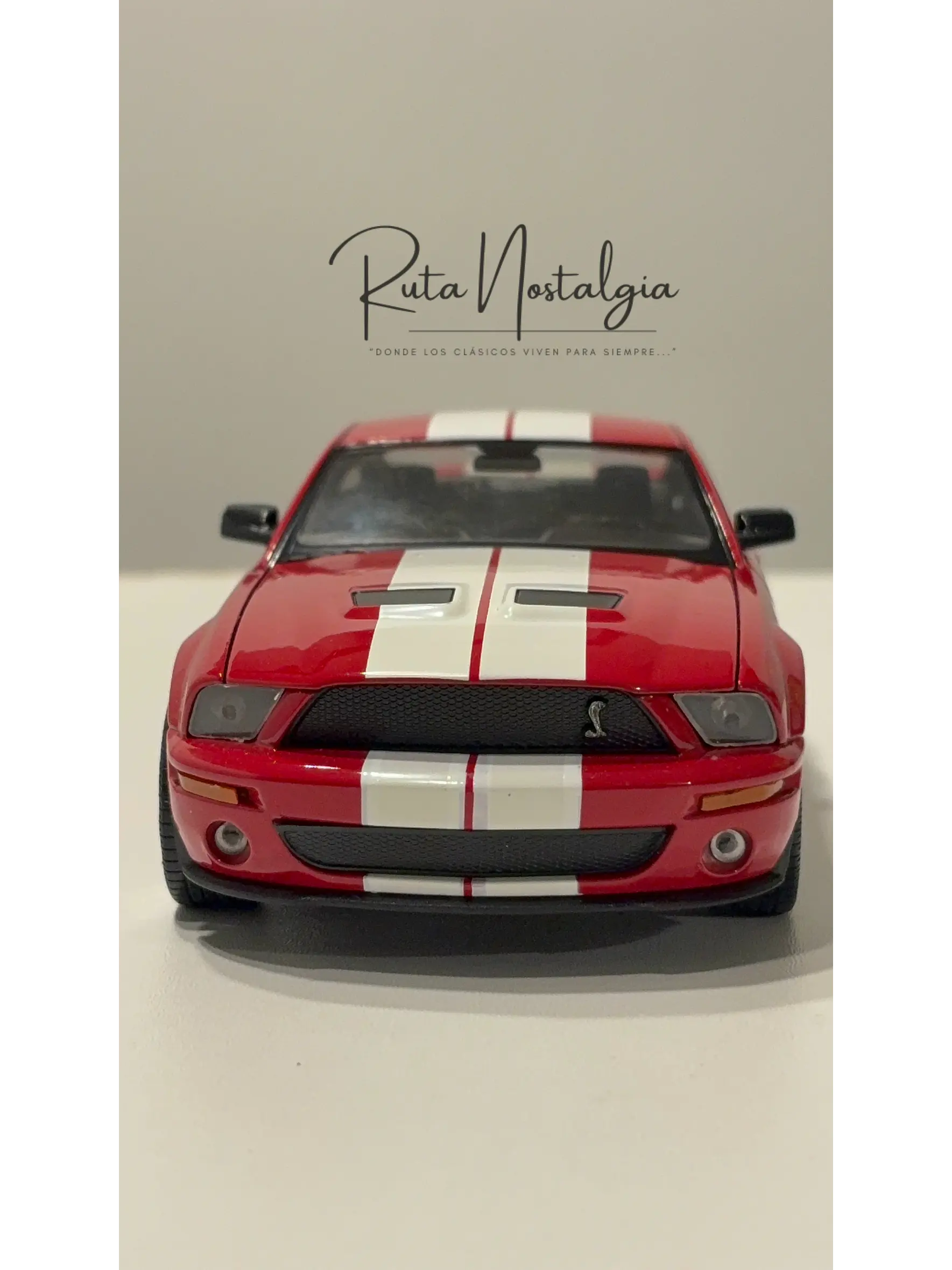 2007 Shelby Cobra GT500 — Welly NEX Models 1:24 | Muscle Car americano de colección 11