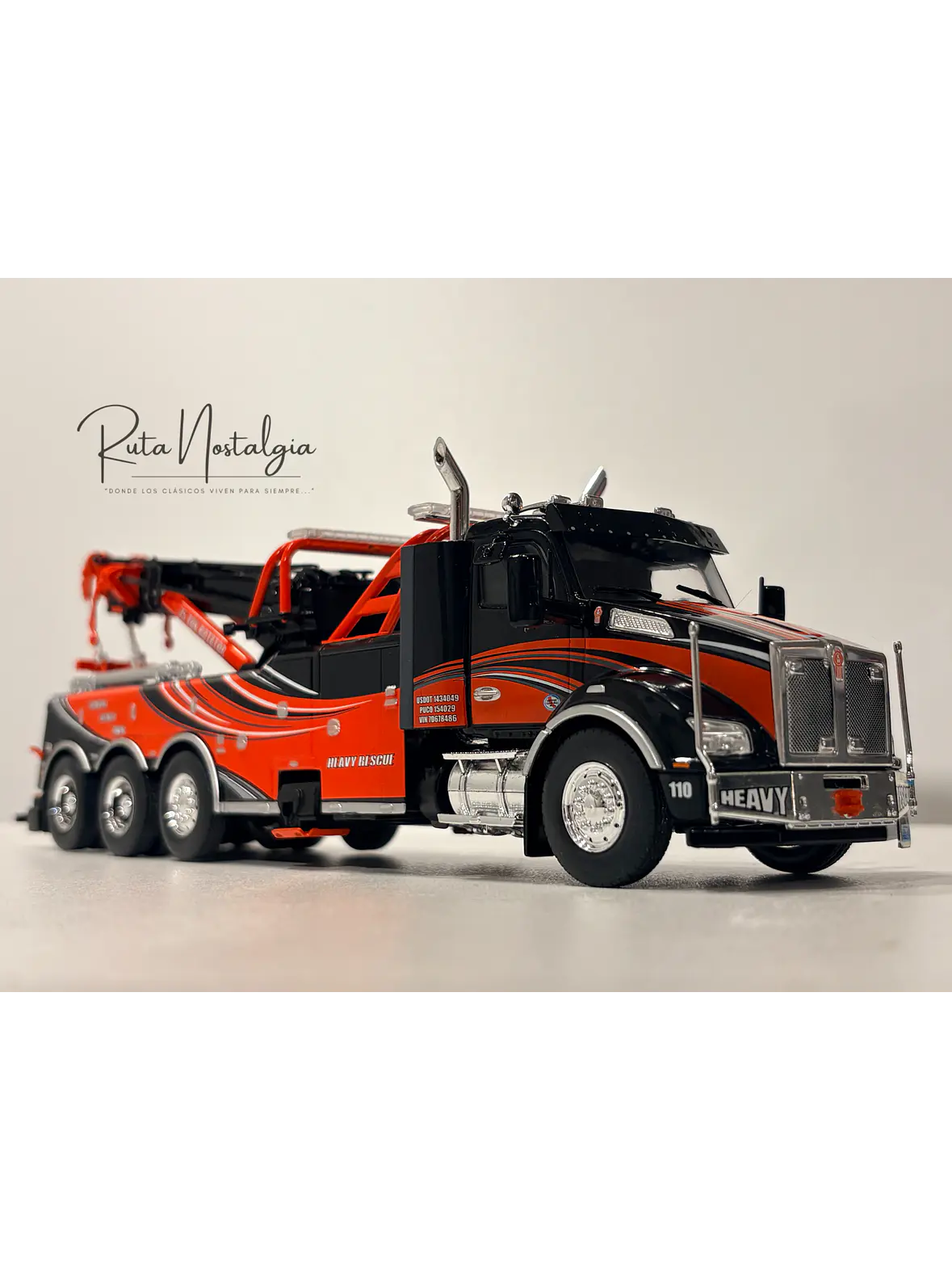 Kenworth T 880 Wrecker | IXO models - Escala 1:43 | Camión Grúa de Rescate de colección 1