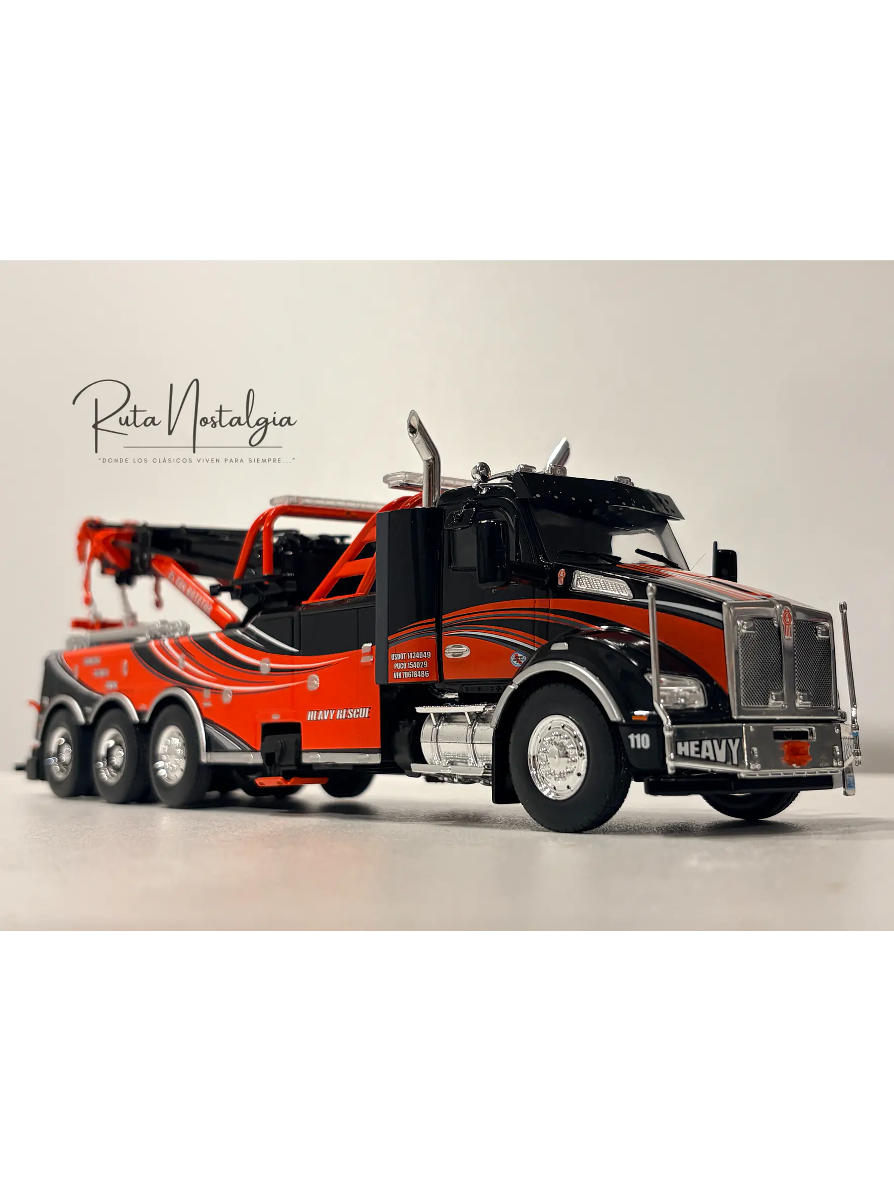 Kenworth T 880 Wrecker | IXO models - Escala 1:43 | Camión Grúa de Rescate de colección 1