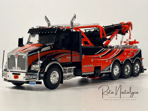 Kenworth T880 Wrecker 2018 — IXO Models 1:43 | Camión grúa premium de colección