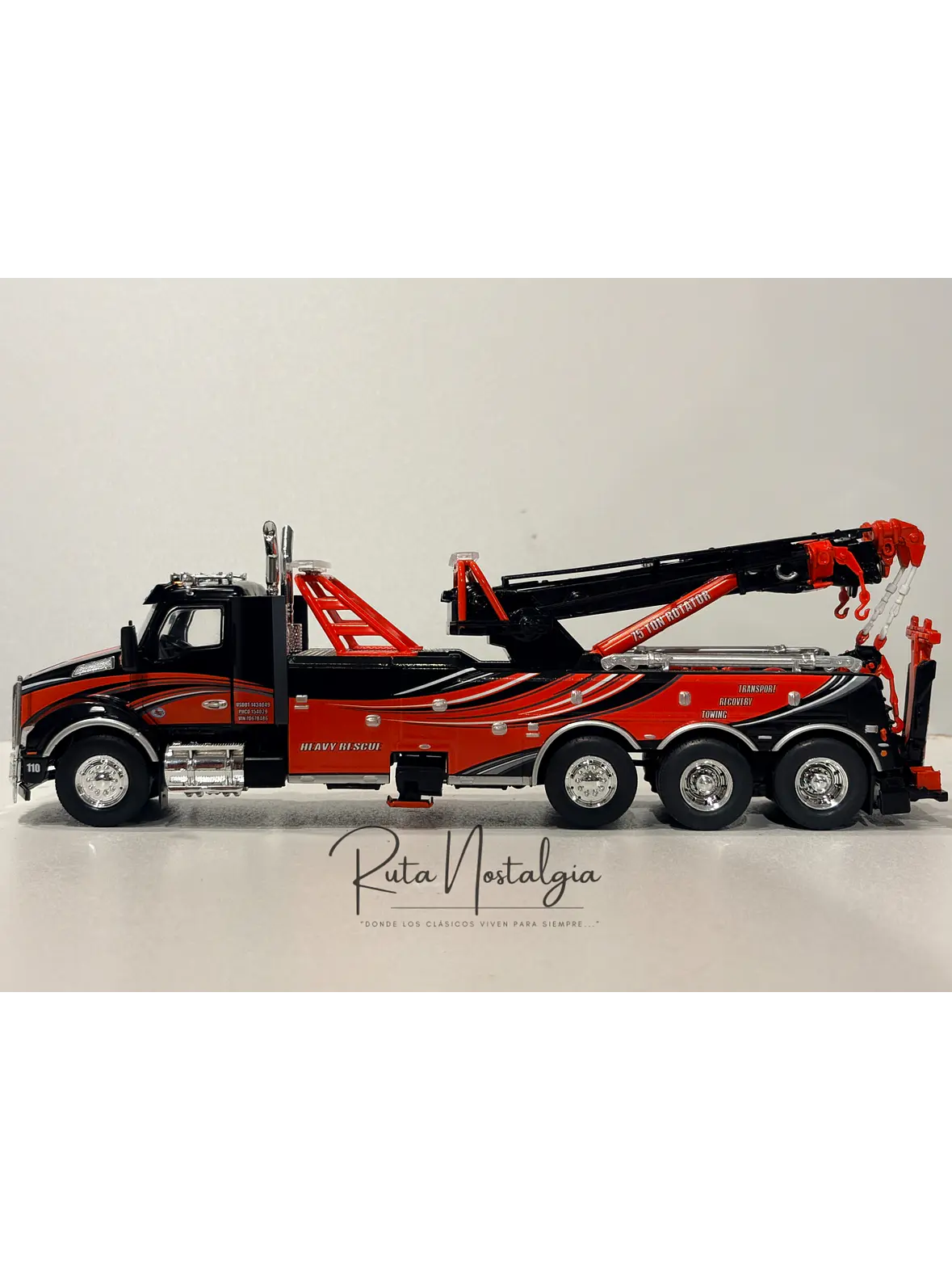 Kenworth T 880 Wrecker | IXO models - Escala 1:43 | Camión Grúa de Rescate de colección 5