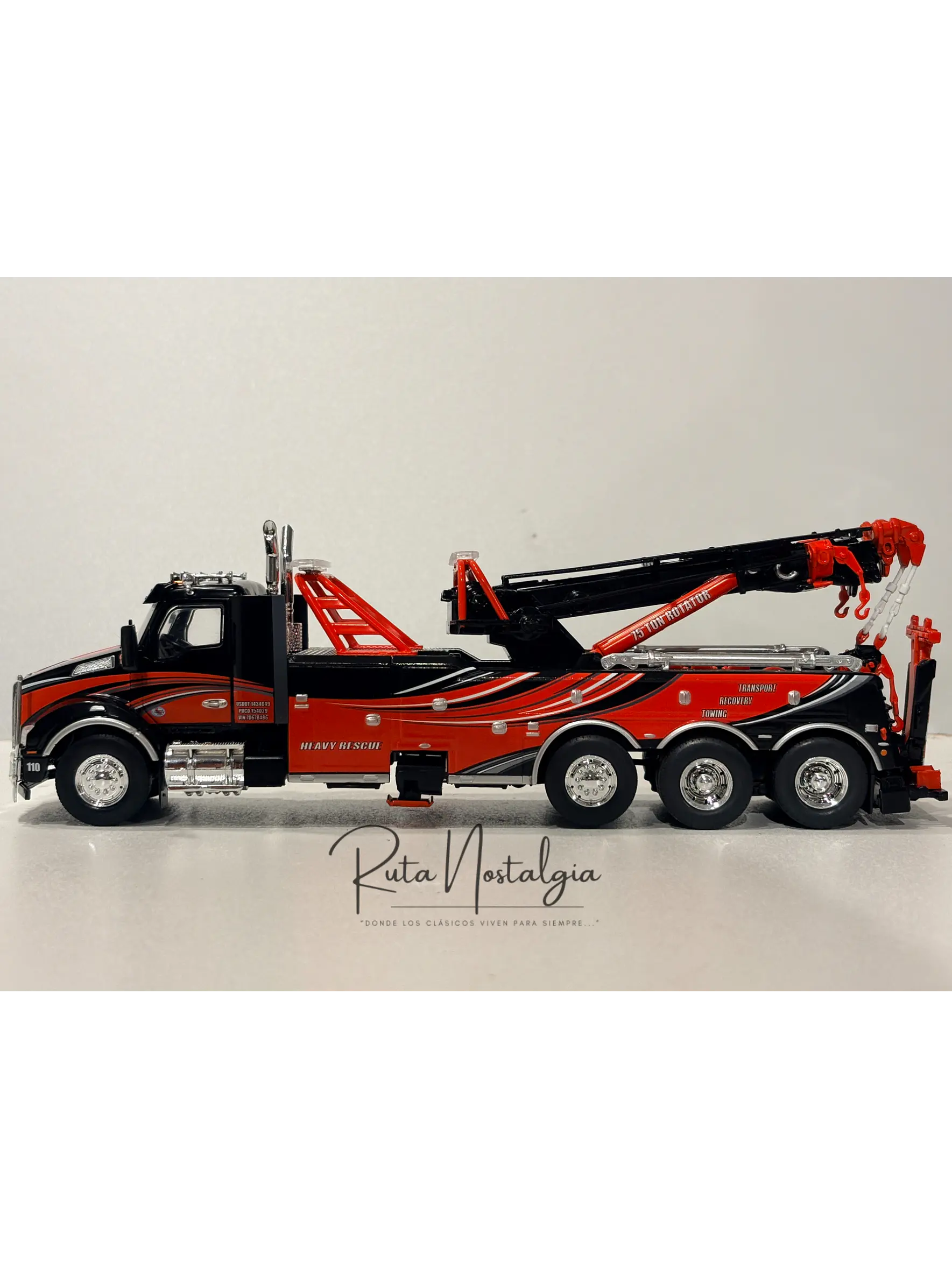 Kenworth T 880 Wrecker | IXO models - Escala 1:43 | Camión Grúa de Rescate de colección 5