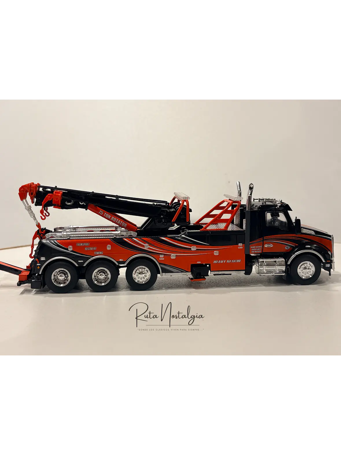 Kenworth T 880 Wrecker | IXO models - Escala 1:43 | Camión Grúa de Rescate de colección 8