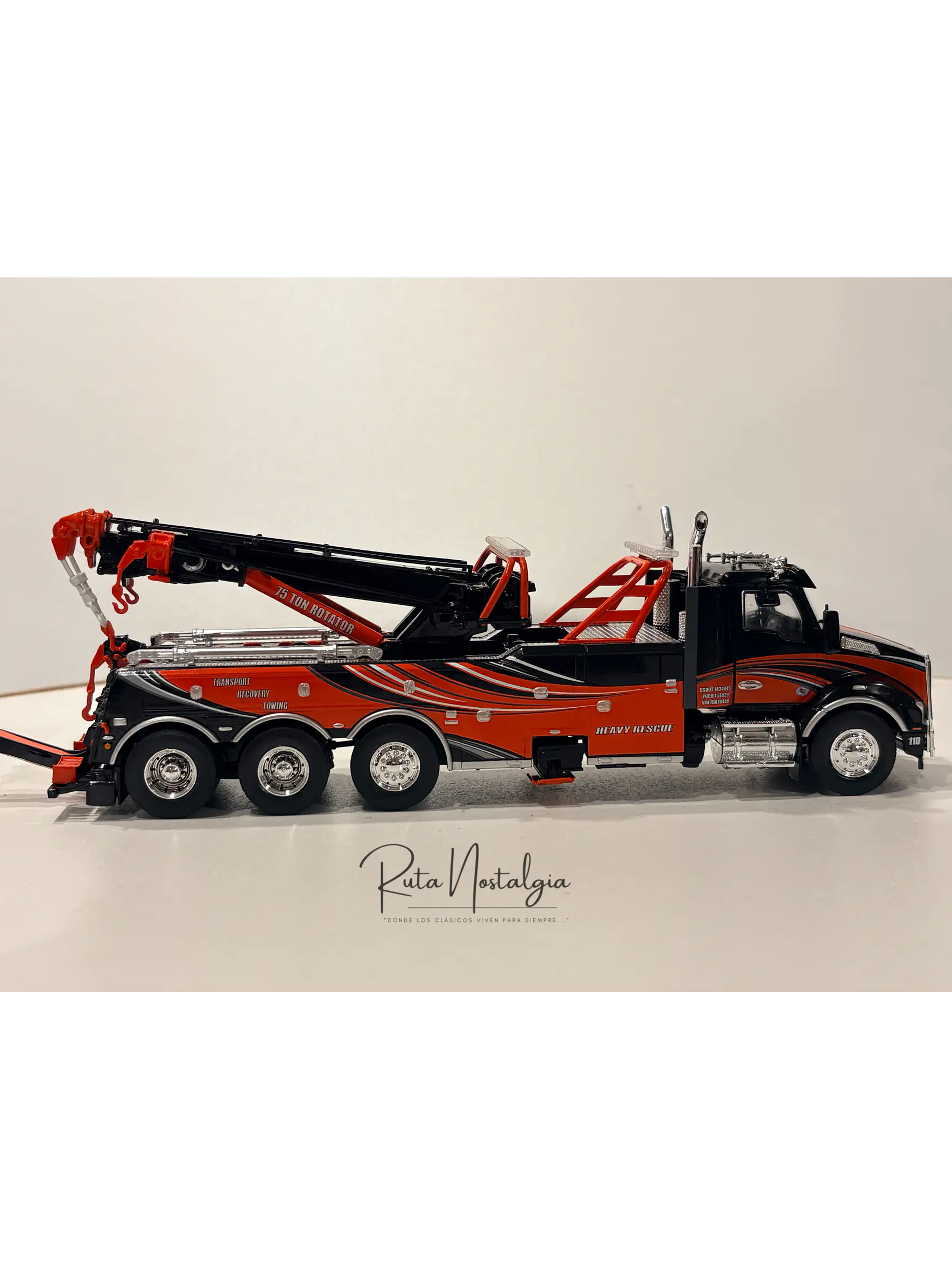 Kenworth T 880 Wrecker | IXO models - Escala 1:43 | Camión Grúa de Rescate de colección 8