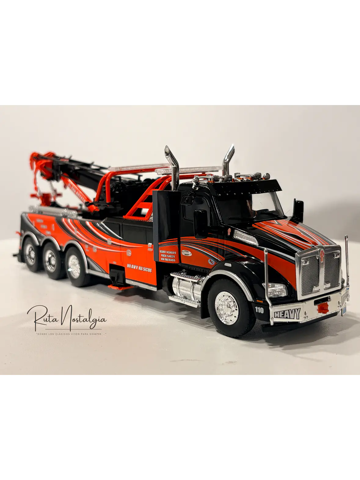 Kenworth T 880 Wrecker | IXO models - Escala 1:43 | Camión Grúa de Rescate de colección 9