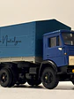 Kamaz 5320 | Elecon AREK 1:43 - Made in USSR | Camión soviético vintage sin caja para colección en Chile - Sin espejo retrovisor derecho - Miniatura 1