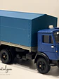 Kamaz 5320 | Elecon AREK 1:43 - Made in USSR | Camión soviético vintage sin caja para colección en Chile - Sin espejo retrovisor derecho - Miniatura 7