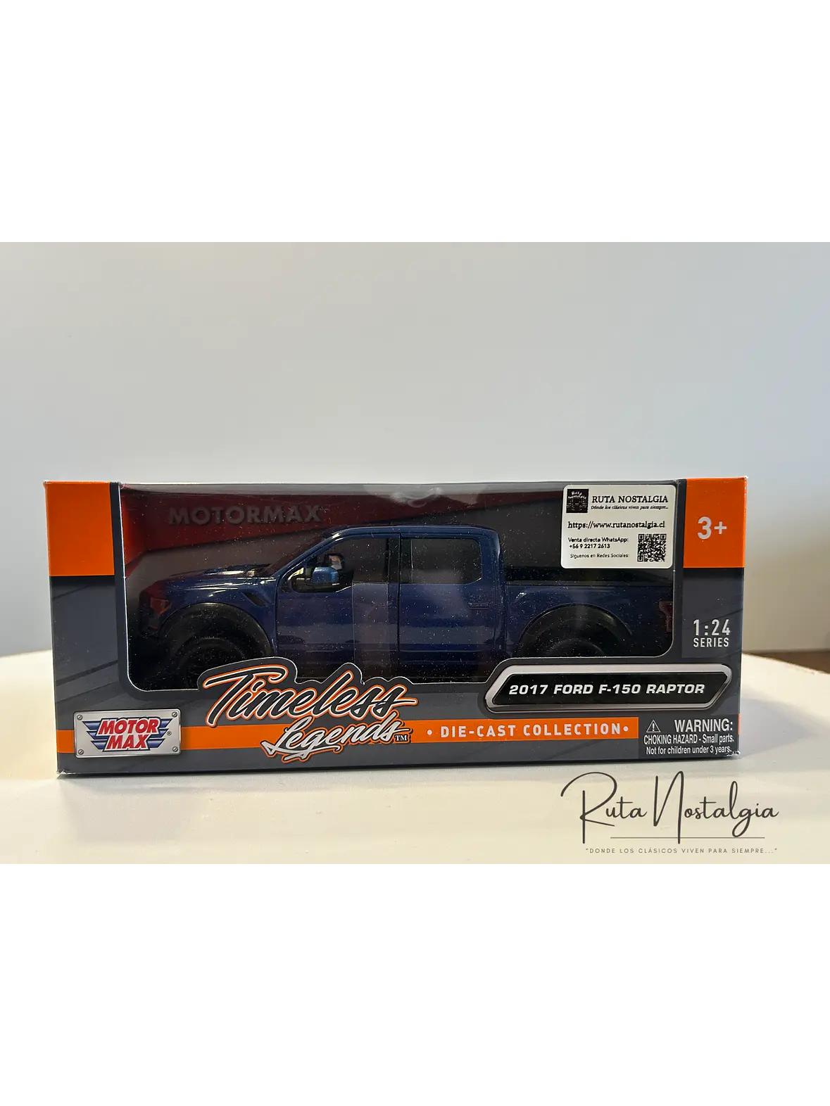 Motormax Ford F-150 Raptor 2017 | 1:24 – Pickup off-road ícono de Ford  9