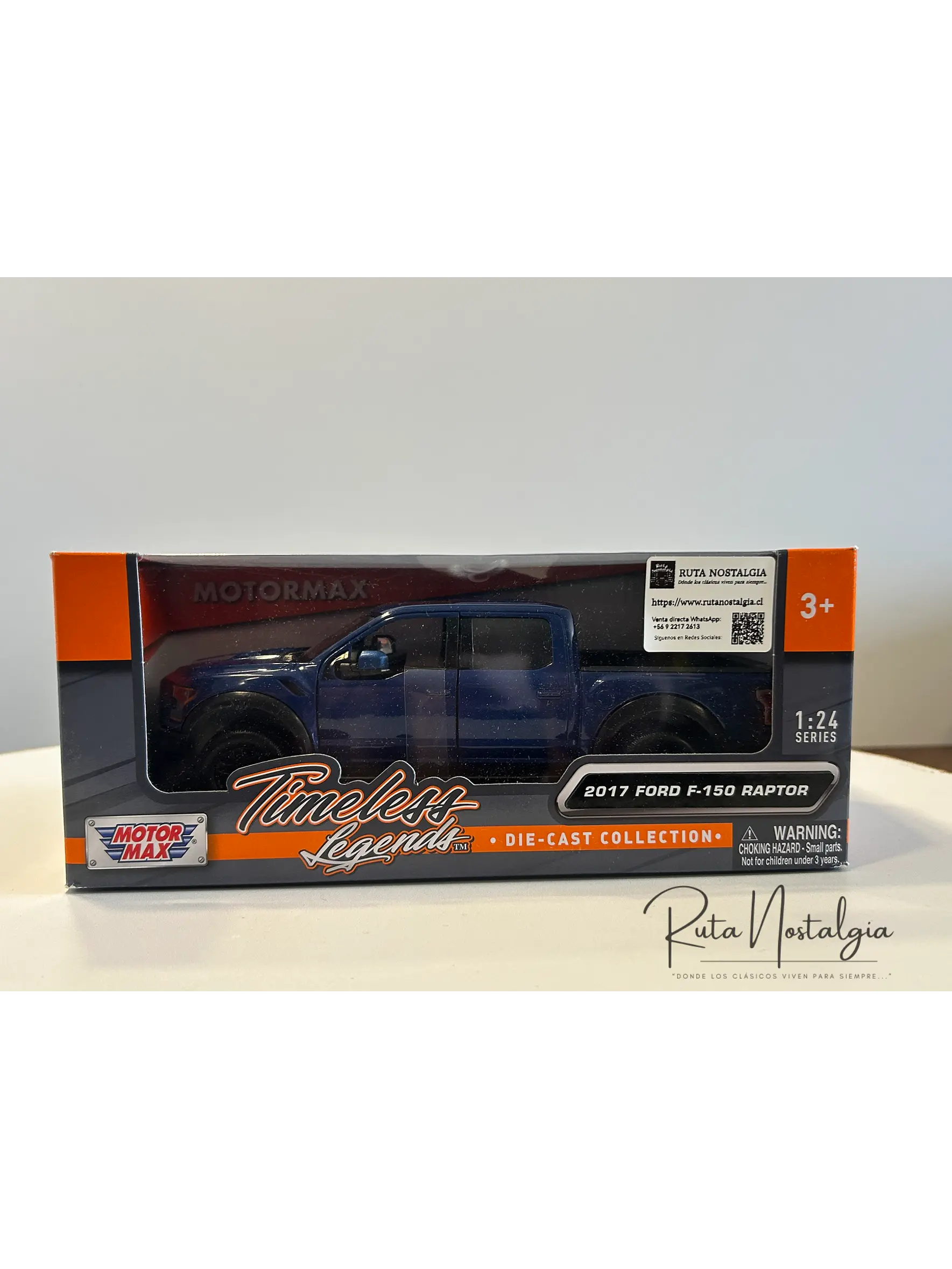 Motormax Ford F-150 Raptor 2017 | 1:24 – Pickup off-road ícono de Ford  9