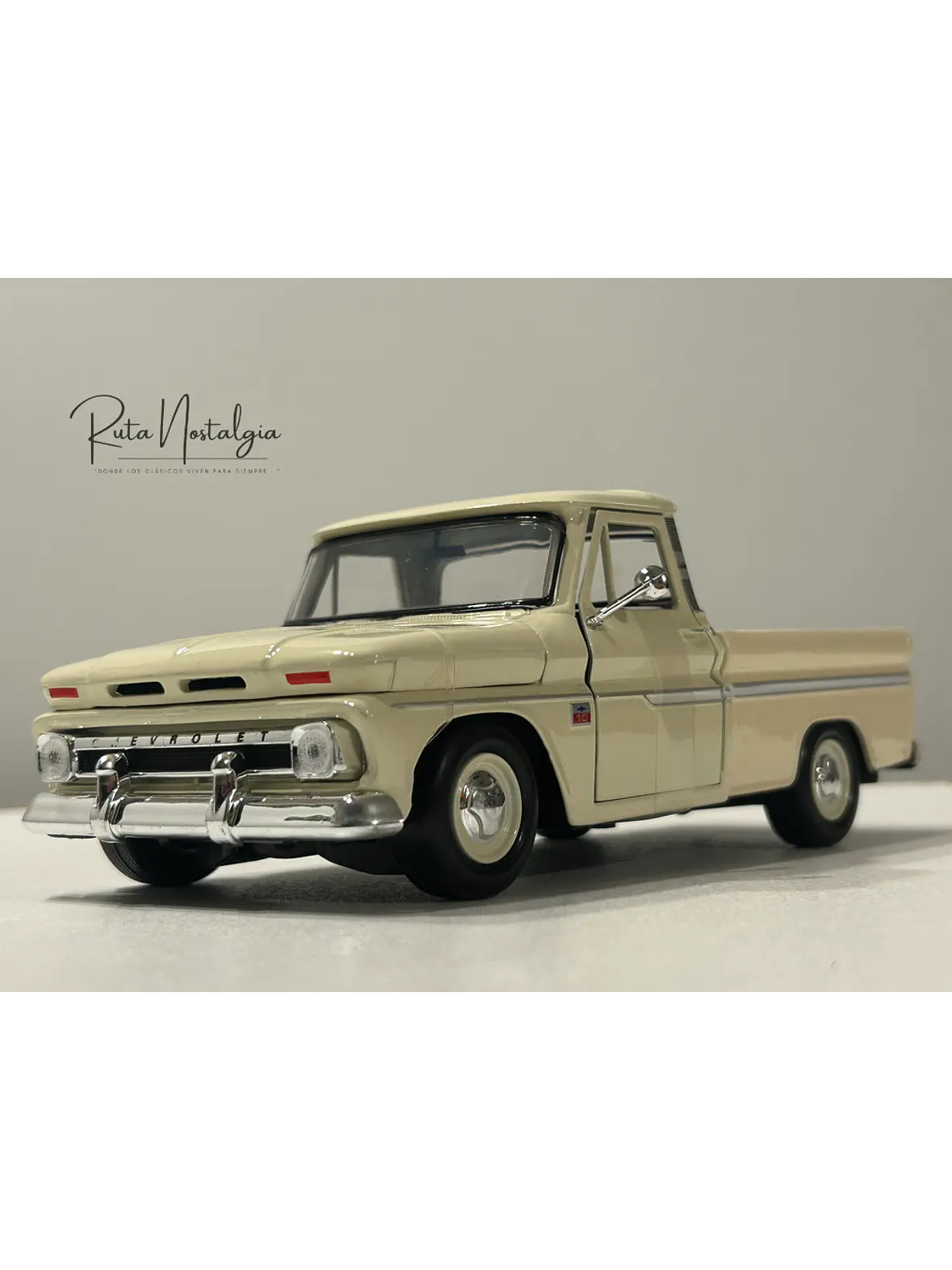 Motormax Chevrolet C10 Fleetside Pick-Up 1966, 1:24 – Clásico “C-10” primera generación | Ruta Nostalgia Chile 4