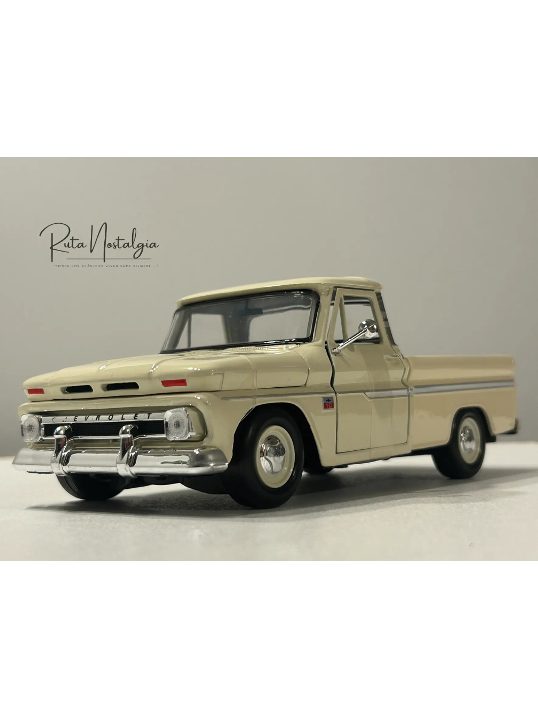 Motormax Chevrolet C10 Fleetside Pick-Up 1966, 1:24 – Clásico “C-10” primera generación | Ruta Nostalgia Chile 4