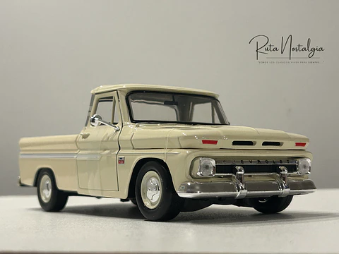 Motormax Chevrolet C10 Fleetside Pick-Up 1966, 1:24 – Clásico “C-10” primera generación | Ruta Nostalgia Chile