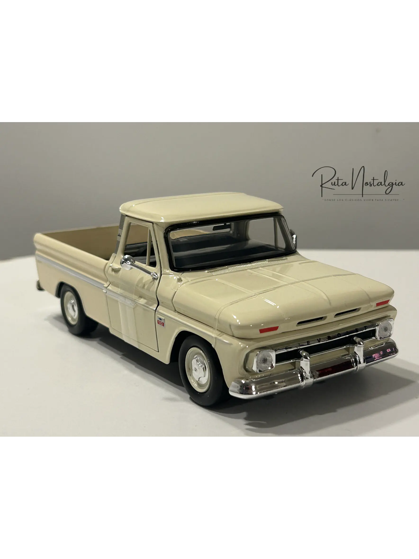 Motormax Chevrolet C10 Fleetside Pick-Up 1966, 1:24 – Clásico “C-10” primera generación | Ruta Nostalgia Chile 10