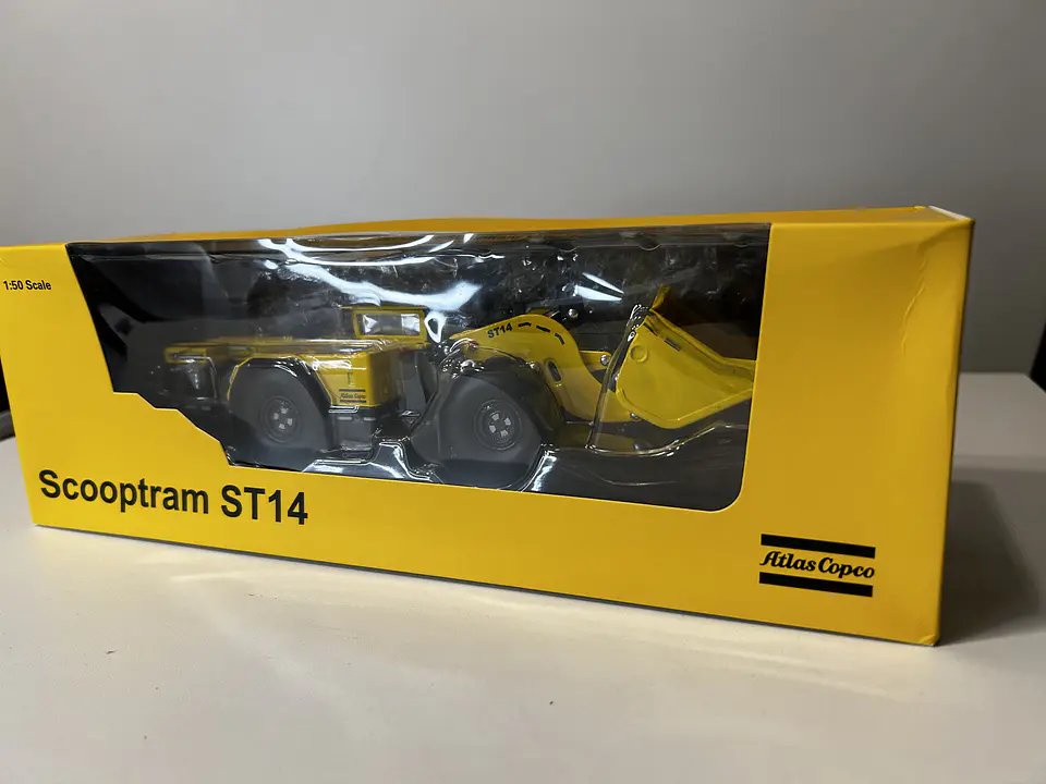 Cargador Subterráneo - Scooptram | Atlas Copco  ST14 - Escala 1:50  | MODELO CON DETALLES 10