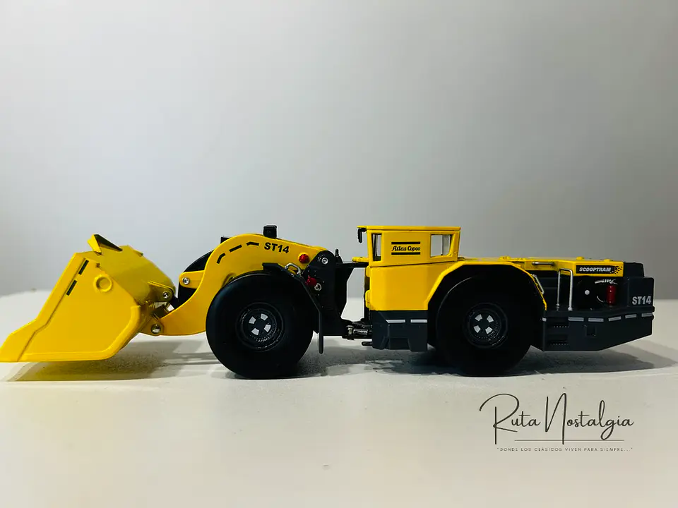 Cargador Subterráneo - Scooptram | Atlas Copco  ST14 - Escala 1:50  | MODELO CON DETALLES 5