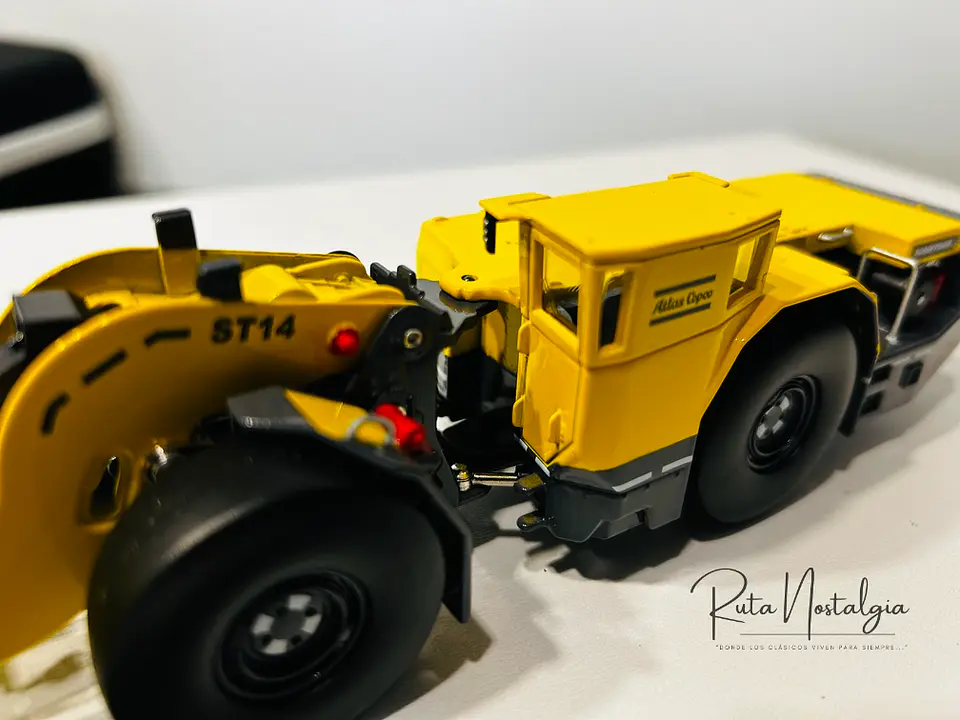 Cargador Subterráneo - Scooptram | Atlas Copco  ST14 - Escala 1:50  | MODELO CON DETALLES 6