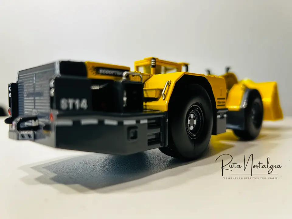 Cargador Subterráneo - Scooptram | Atlas Copco  ST14 - Escala 1:50  | MODELO CON DETALLES 7