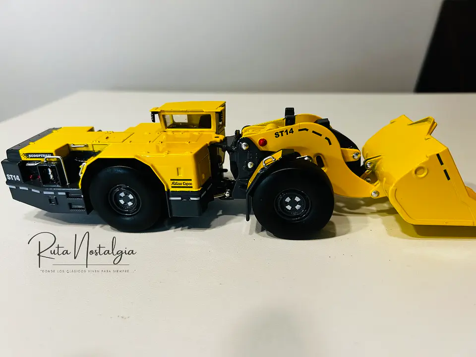 Cargador Subterráneo - Scooptram | Atlas Copco  ST14 - Escala 1:50  | MODELO CON DETALLES 8