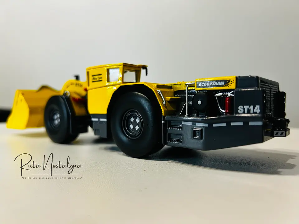 Cargador Subterráneo - Scooptram | Atlas Copco  ST14 - Escala 1:50  | MODELO CON DETALLES 9