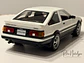 Auto Toyota Sprinter Trueno AE86 Blanco Negro Maisto 1:24 | CAJA DE CARTÓN CON DETALLES - Miniatura 7