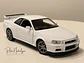 Nissan Skyline GT-R (R34) — Welly NEX Models 1:24 | ESPEJO RETROVISOR REPARADO - Miniatura 11